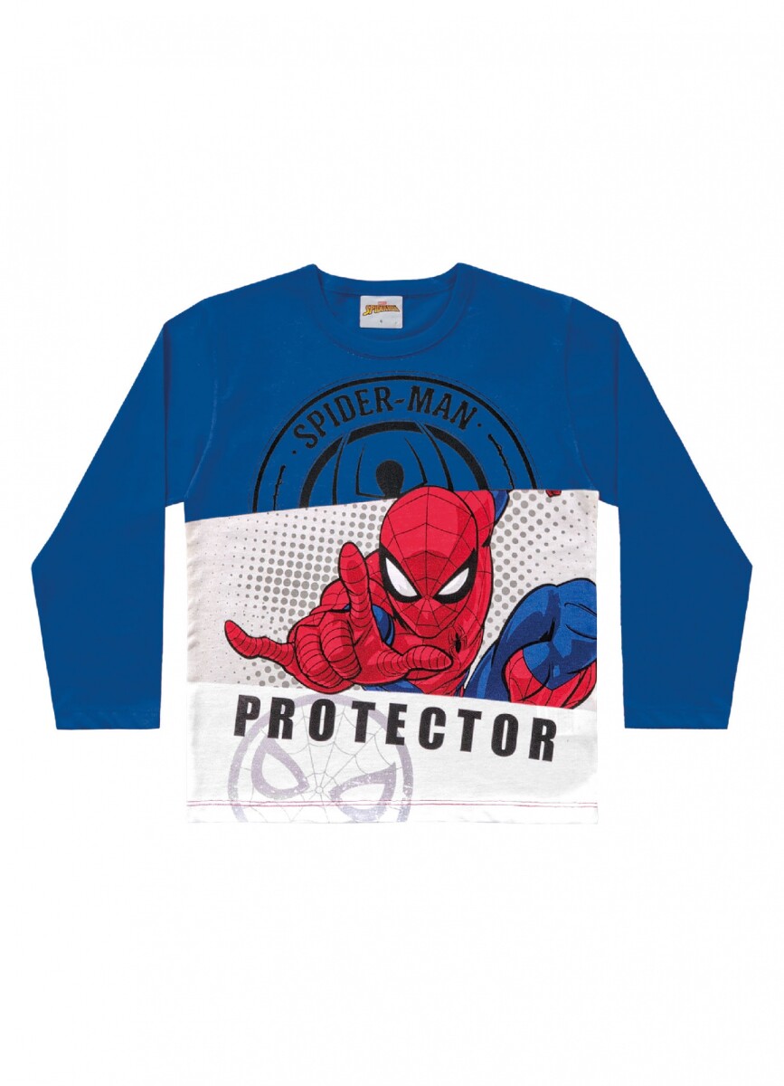 Camiseta de Spider Man Protector - AZUL OSCURO 