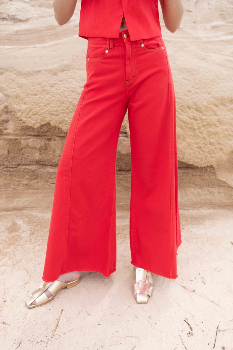 JEAN WIDE XL - Rojo 