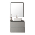 CONJUNTO MUEBLE DE BAÑO MODELO URBAN / MUEBLE AÉREO + ESPEJO + BACHA / 80 CM Conjunto Mueble De Baño Modelo Urban / Mueble Aéreo + Espejo + Bacha / 80 Cm