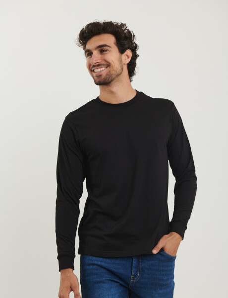 520682 T-SHIRT HARRINGTON LABEL Negro