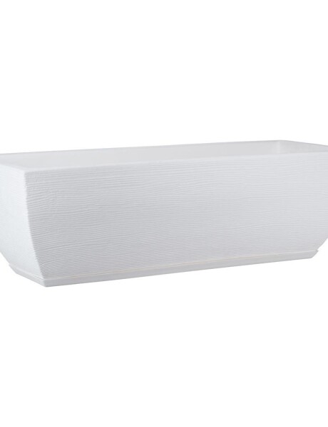 MACETA 95X27CM AMSTERDA GRAPHITO BLANCA MACETA 95X27CM AMSTERDA GRAPHITO BLANCA