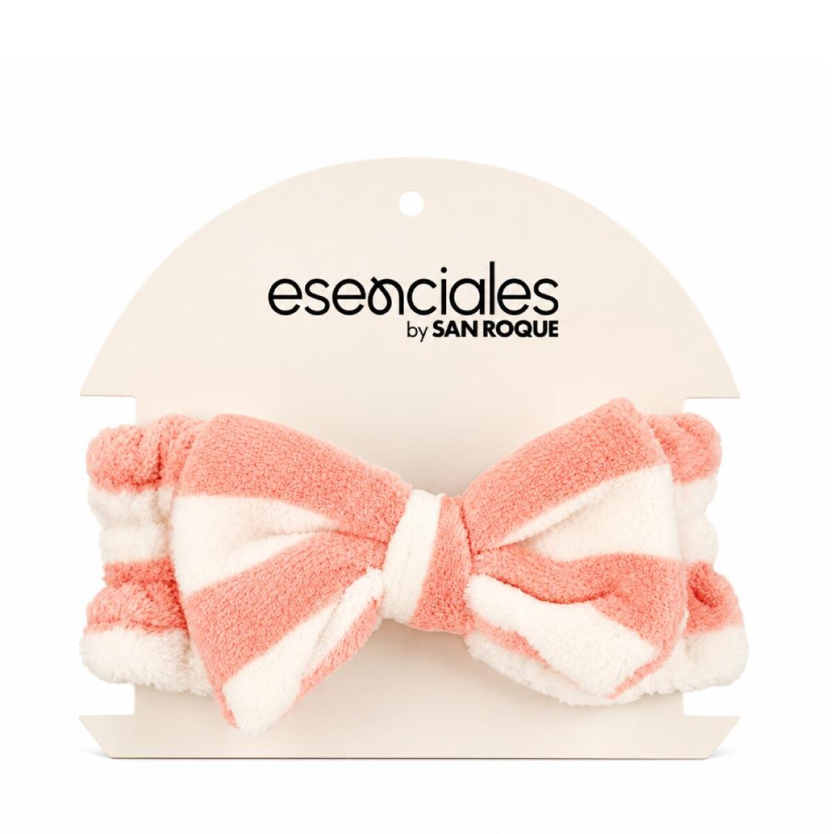 Vincha de Pelo Esenciales by San Roque Rosada y Blanca 