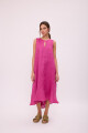 VESTIDO POLK LONG Fucsia