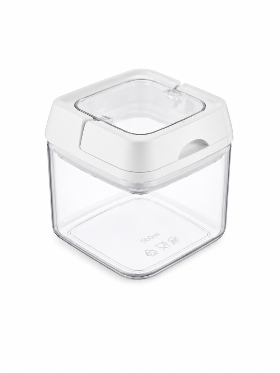 FRASCO HERMETICO 500ML - TRANSPARENTE 