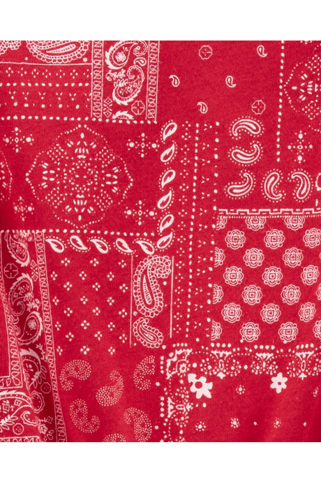 Monito corto de algodón, diseño bandana Sin color