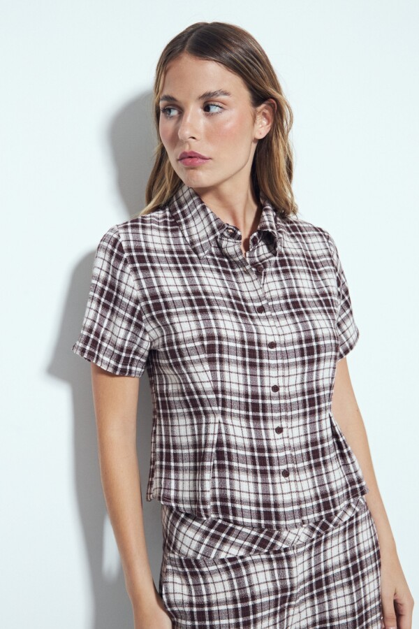 CAMISA OXFORD Chocolate