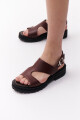 Sandalia Sol Marron