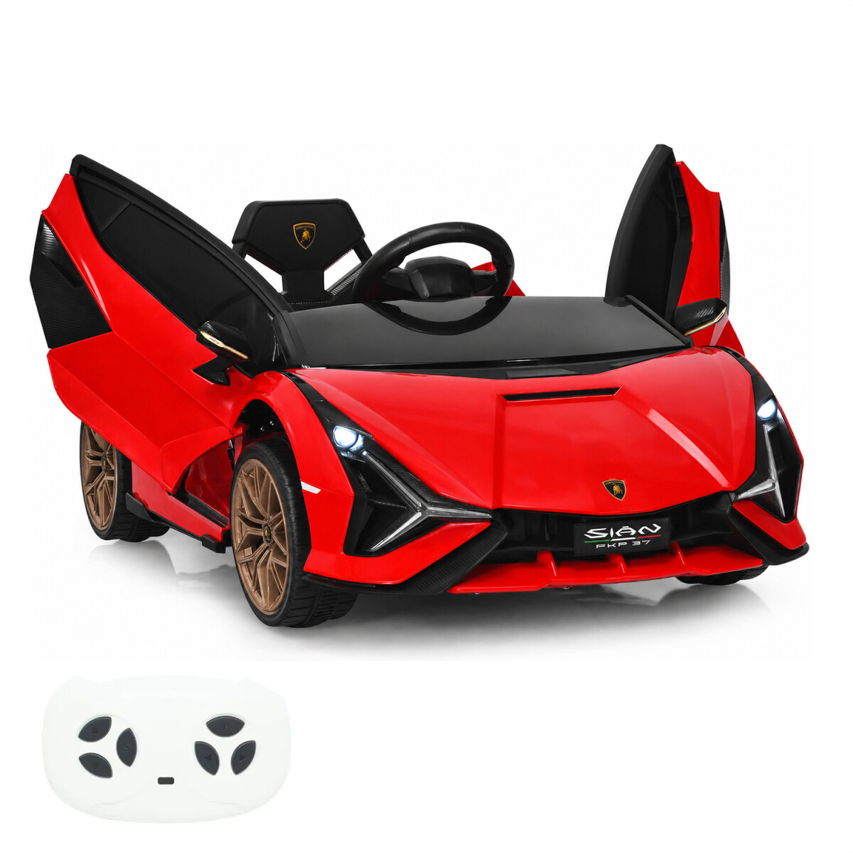 Auto A Batería Infantíl Lamborghini Sian Qls6388 - AUTO ELECTRICO LAMBORGHINI QLS6388 