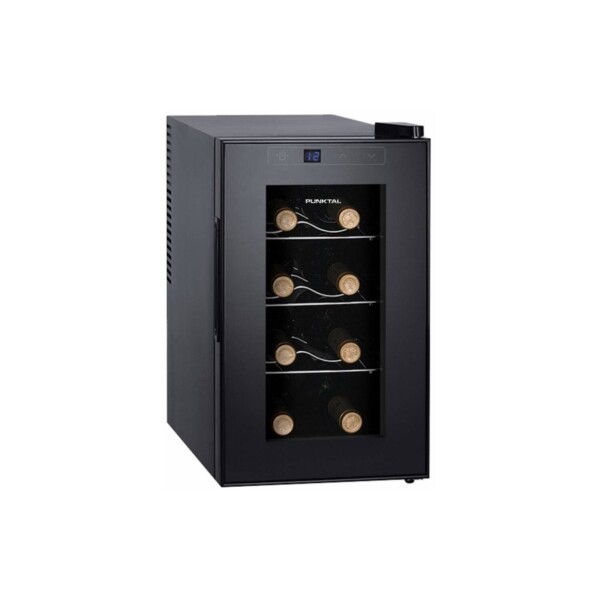 ENFRIADOR DE VINOS 20LTS. 8 BOTELLAS - DISPLAY TOUCH negro