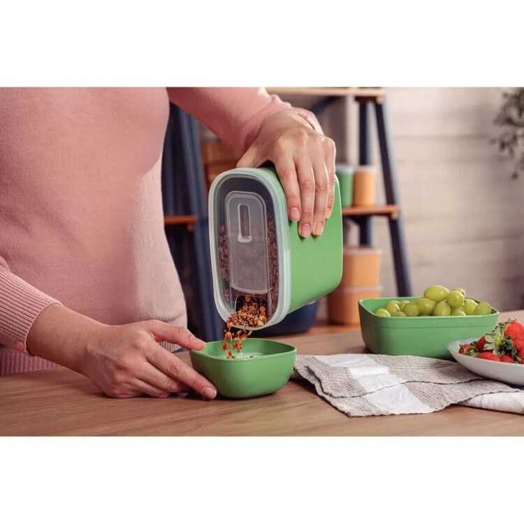 Pote Dispensador Yerbera 1.5Lts Tramontina Verde Pote Dispensador Yerbera 1.5Lts Tramontina Verde
