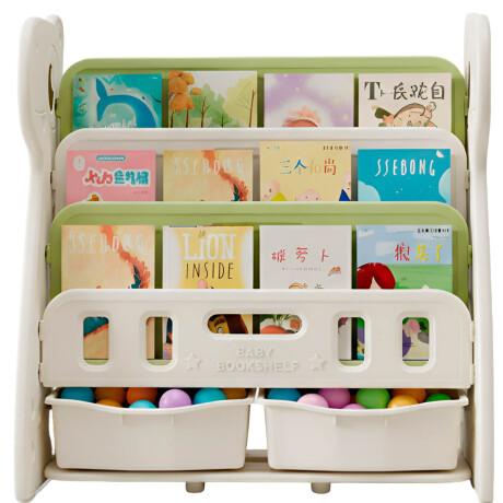 Biblioteca Infantil Mueble Organizador Zapatera Blanco