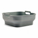 Bandeja Silicona Air Fryer Plegable 18 x 18 x 7 cm cuadrada Gris