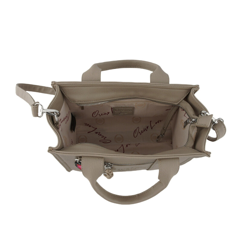 Cartera Las Oreiro Love Blanco Hueso