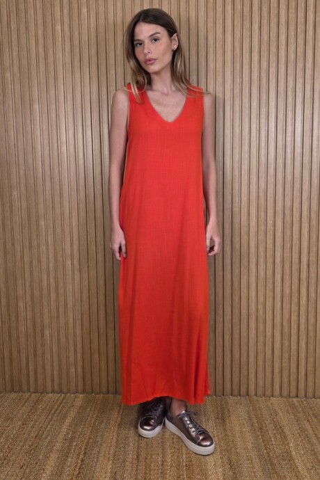 Vestido Mula Naranja