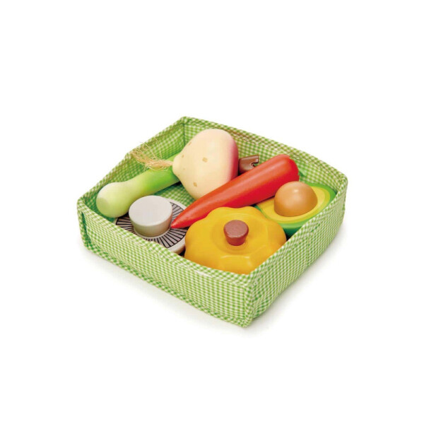 Juguete caja con vegetales - Tender Leaf Única