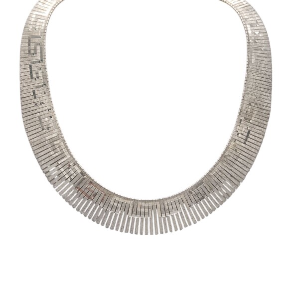 Cadena gargantilla Griega -Plata 925-Sin Piedra-CD3475 sinpiedra