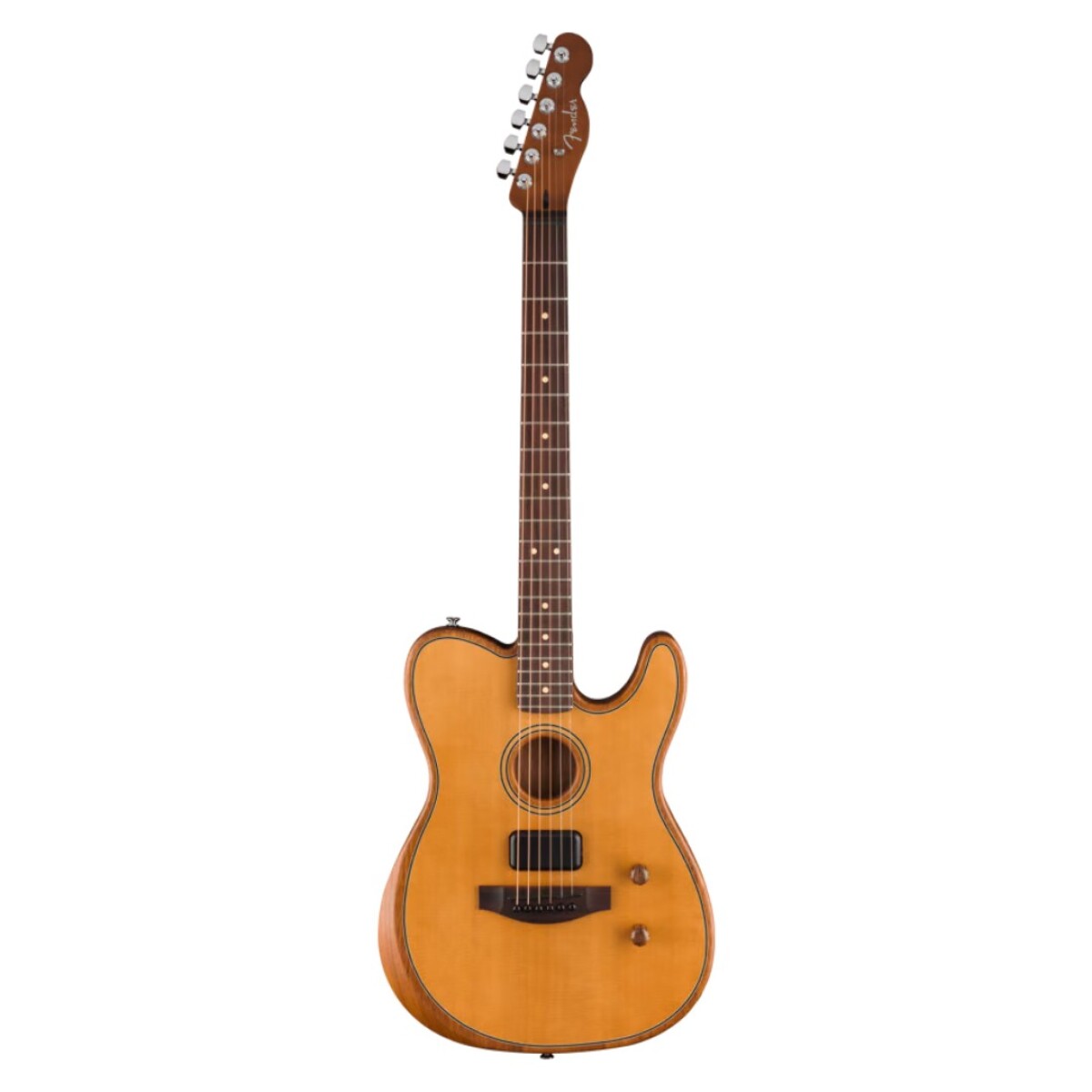 Guitarra Electro Acustica Fender Acoustasonic Standard Tele Aged Natural 