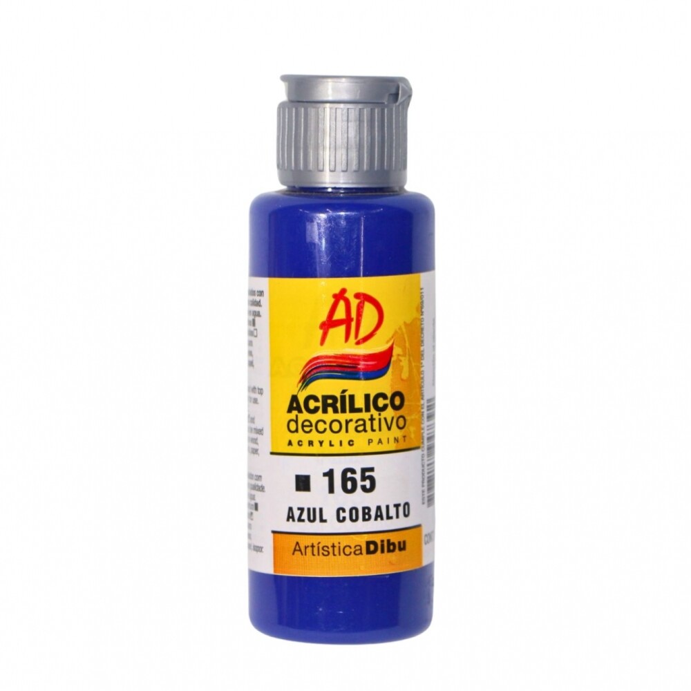 PINTURA ACRILICA ARTISTICA DIBU 60 ML. DIFERENTES COLORES COLOR AZUL COBALTO 165