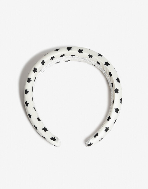 Vinchas Rígidas Estampados Vincha Semi Puffy Estrellas - Combinacion Bicolor