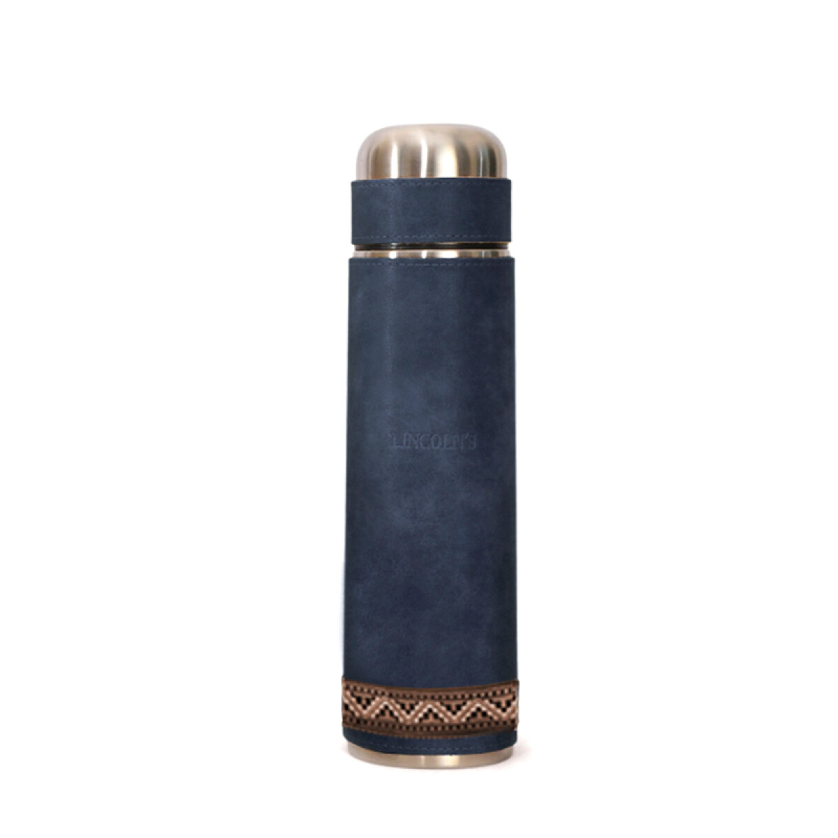 TERMO 1 LITRO ARIES - ENGRASADO C/ CINTA PAMPA AZUL 