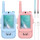 Walkie Talkies X2 Infantil Camara Pantalla Recargable Multicolor