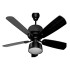 Ventilador De Techo 52" Lujo Con Luz Kassel 5 Aspas 3 Vel VENTILADOR DE TECHO LUJO KASSEL 52' 1PLF
