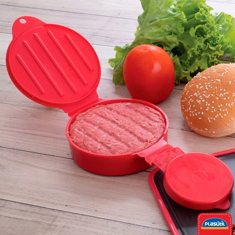 Molde para hacer hamburguesas ROJO