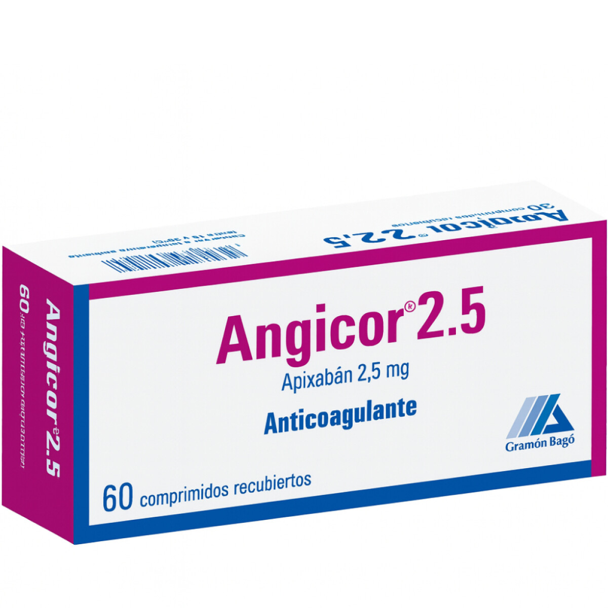 Angicor 2.5mg 60 Comprimidos 
