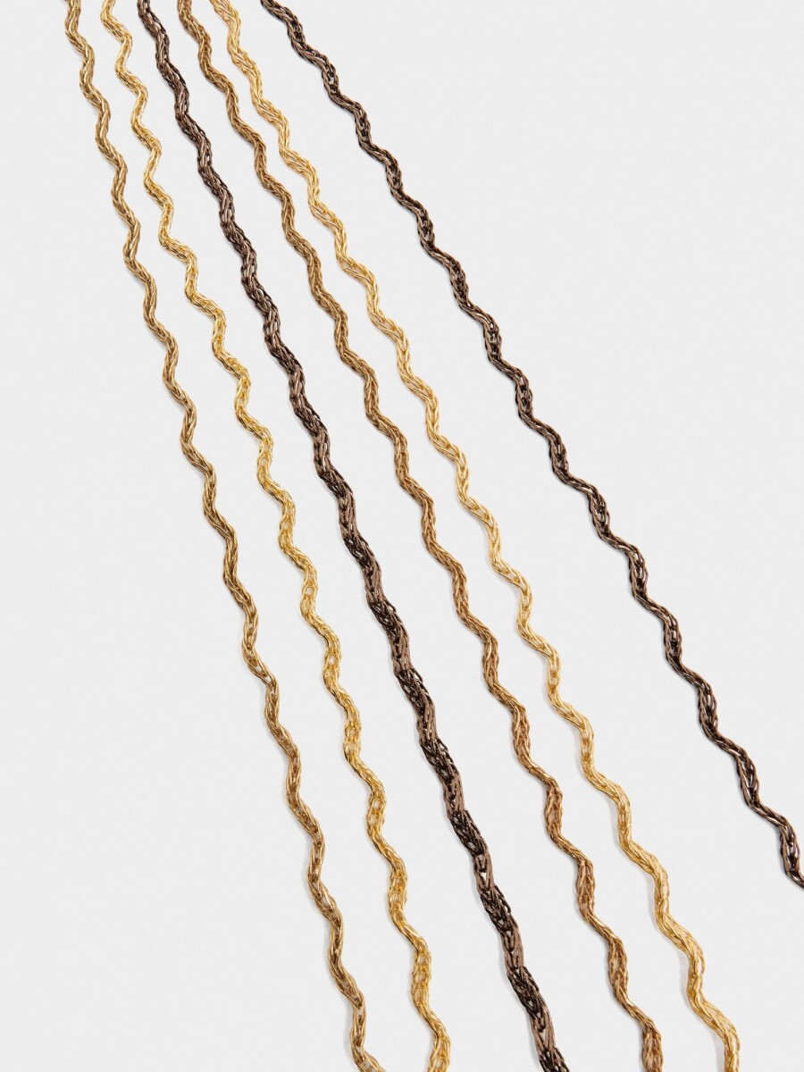 Multicollar Con Ondas bicolor