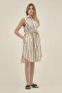 ANGIE DRESS Floral Stripe