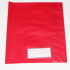 FORRO PLASTICO P.V.C. PARA CUADERNO COLOR ROJO
