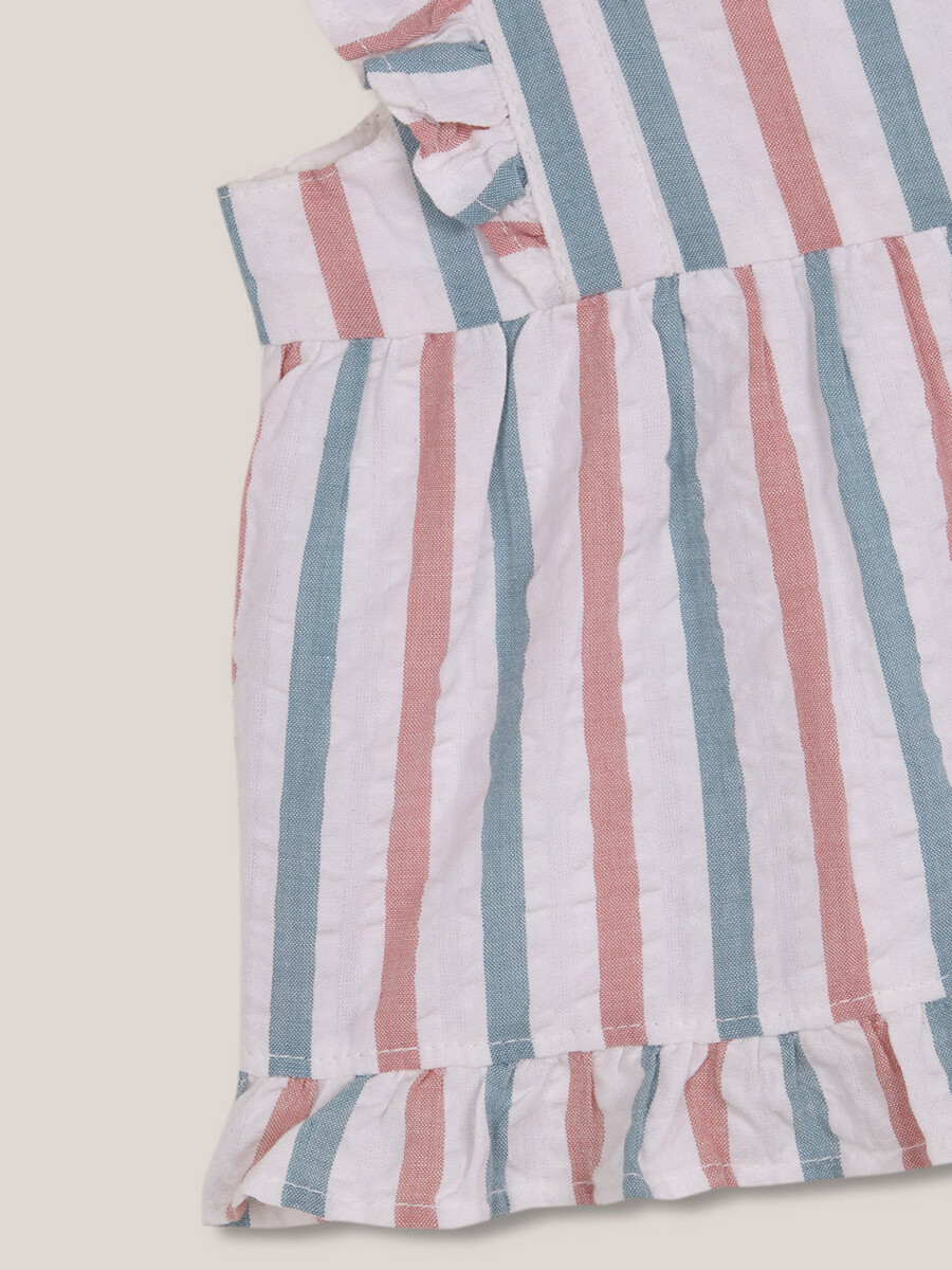 Vestido Estampado Blanco