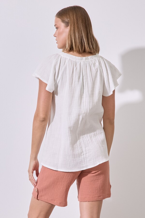 Blusa Algodón BLANCO