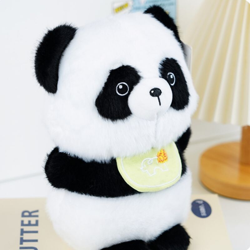 Peluche Panda Con Babero - Bib - 26cm Peluche Panda Con Babero - Bib - 26cm