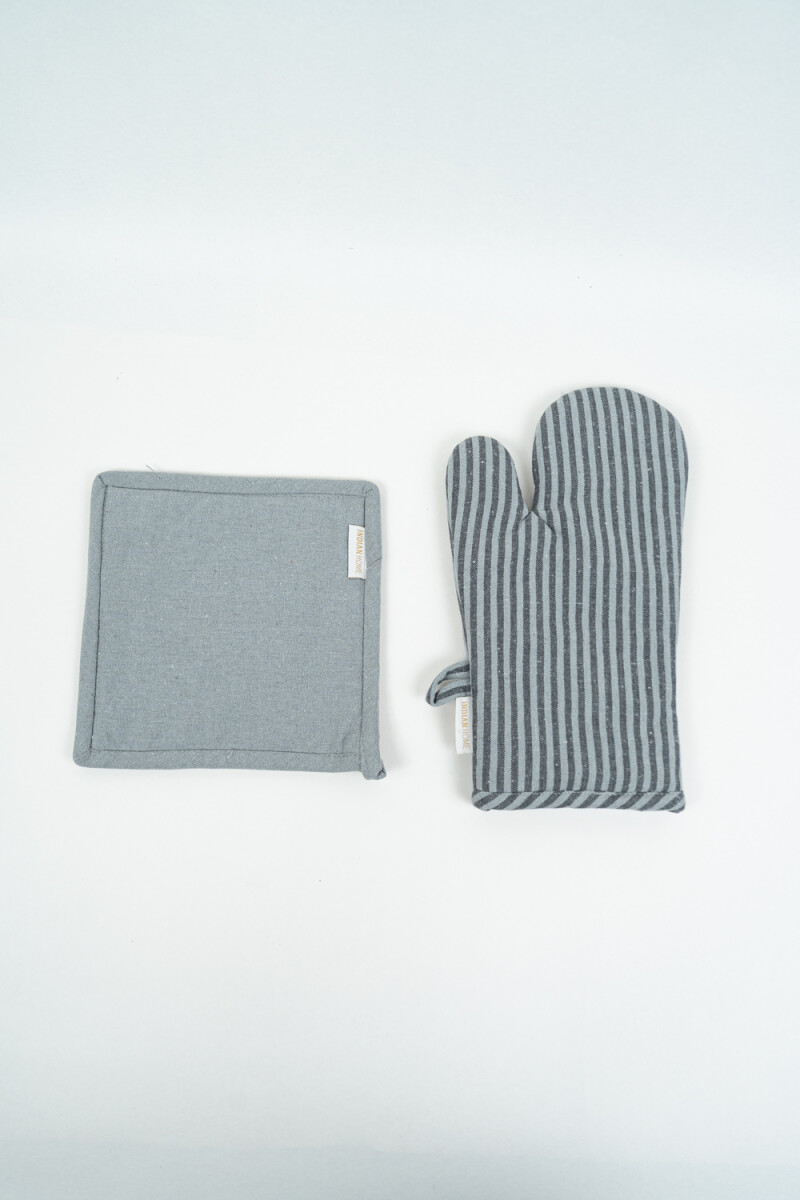 Set Mirra Manopla Y Agarradera - Gris 