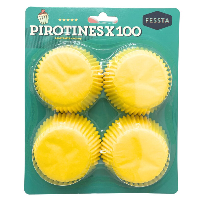 Pirotines x100 Amarillo