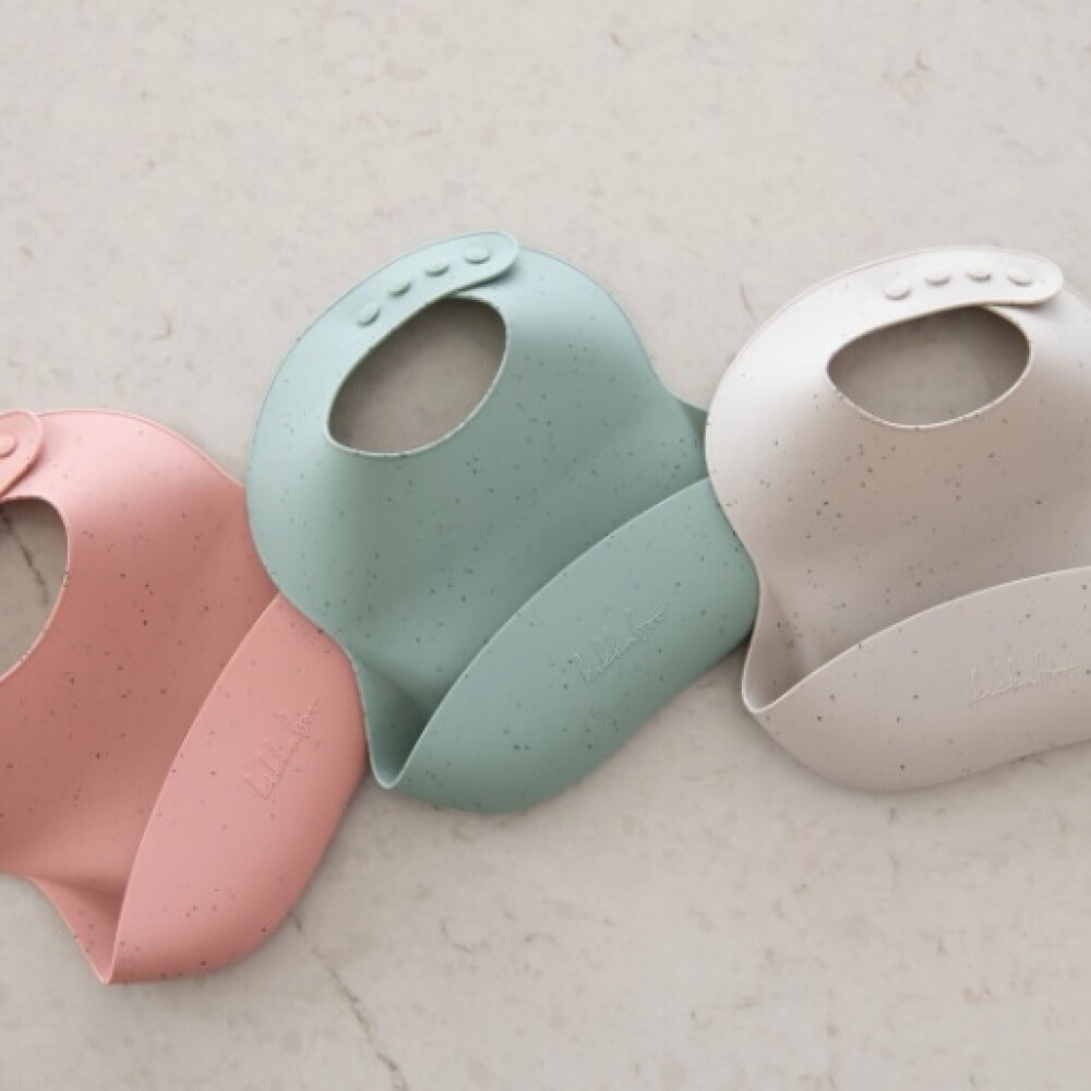Babero Silicona Platinum Kikkaboo Rosa