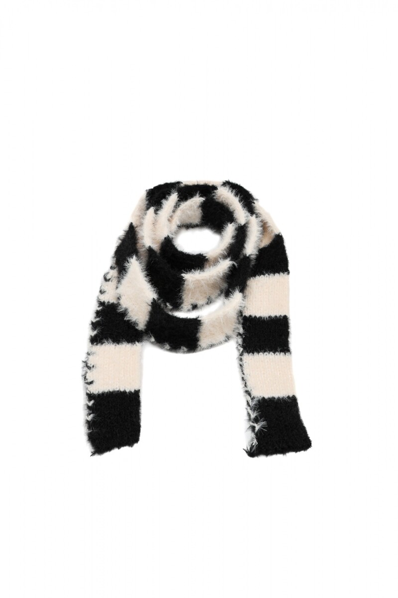 Bufanda Rayas - Negro 