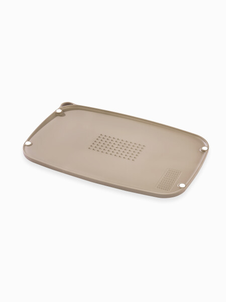 TABLA PICAR CON RALLADOR TAUPE