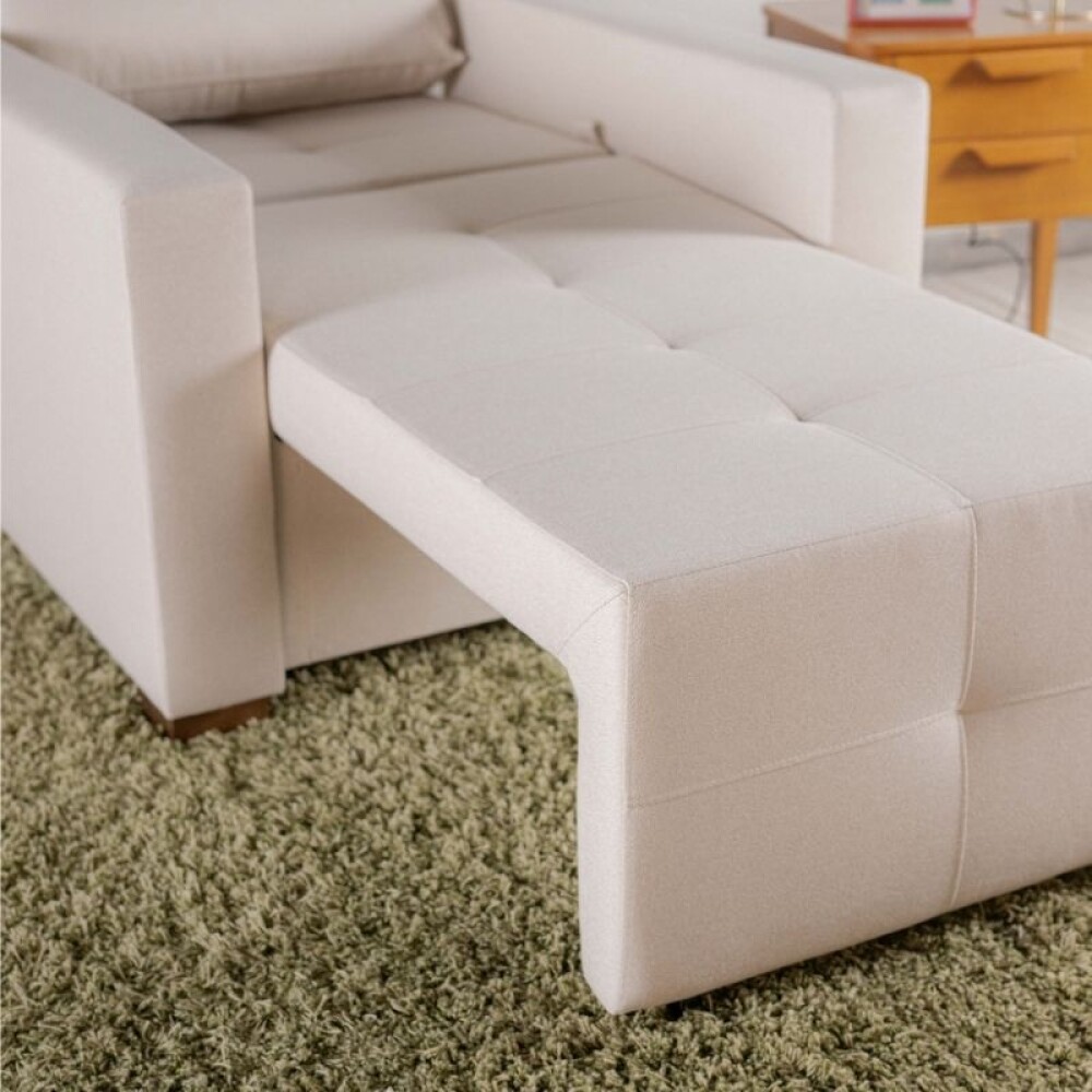 Sofá Cama Torres 1 Cuerpo Beige