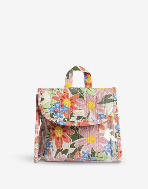 Porta Cosméticos Set por 2 Set De Porta Cosméticos Con Estampa Floral - Estampado Flores