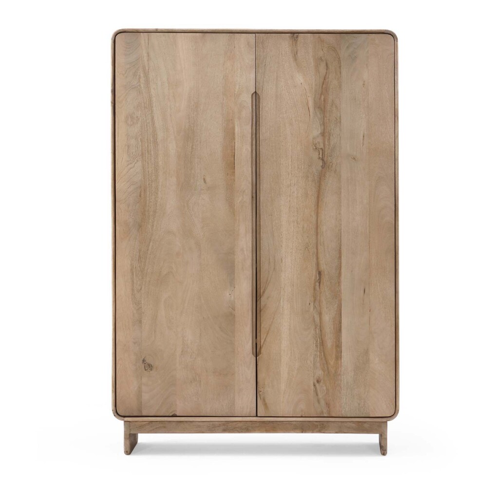 PLACARD 2 PUERTAS MADERA NATURAL-BEIGE ALEXA