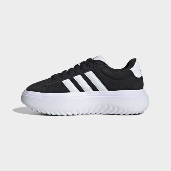 Championes Adidas Grand Court Platforma Negro