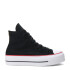 Championes Converse Champion Ctas Lift Hi Femenino Negro - Blanco