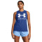 UA Logo Tank-PNK BLU-432