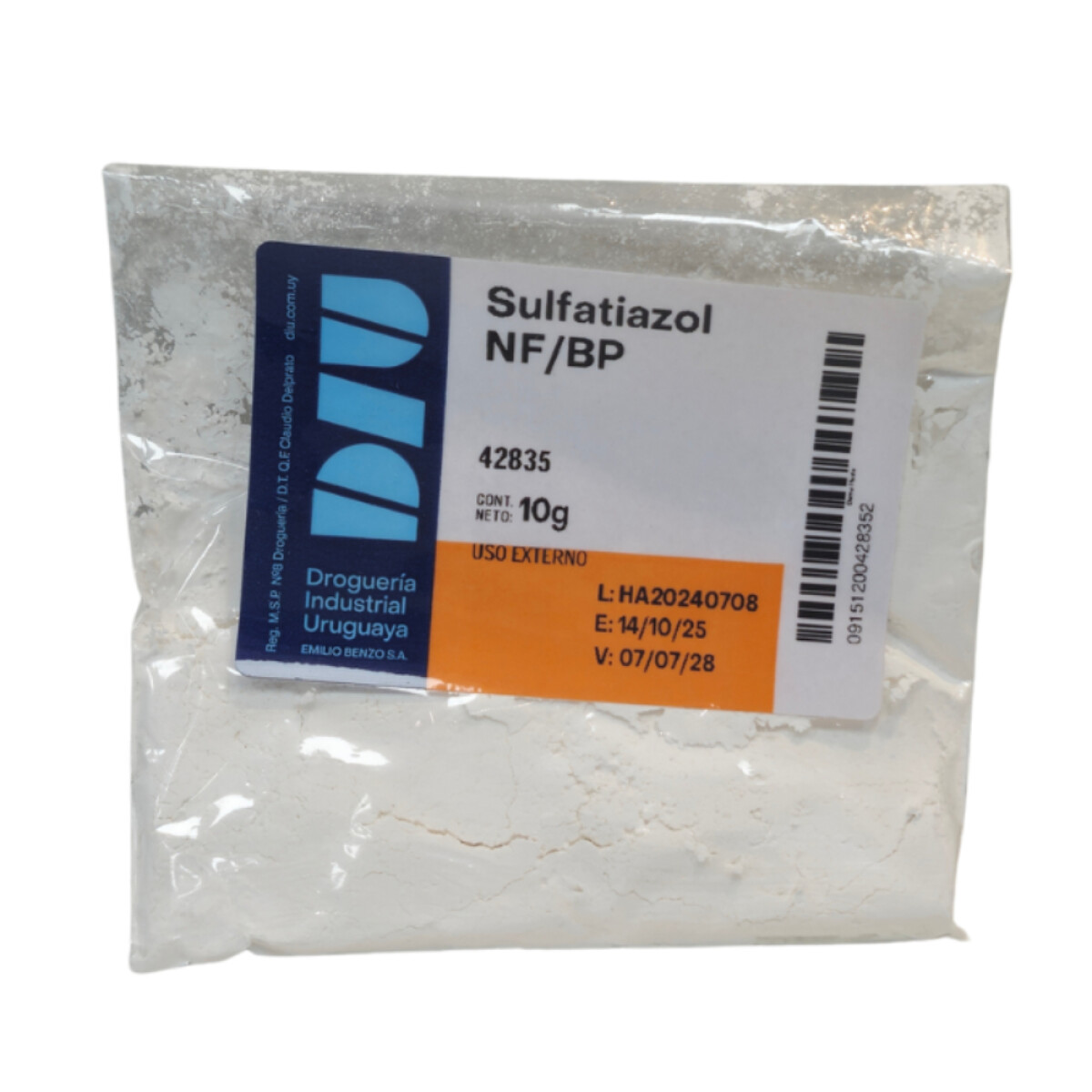 Sulfatiazol DIU 10g 