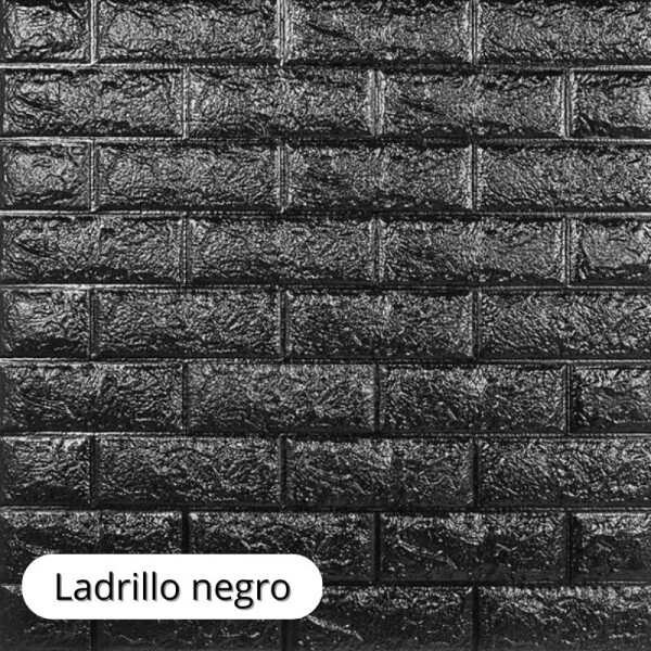 REVESTIMIENTO AUTO ADHESIVO 3D 70 X 77 CM X 3 MM - LADRILLO X 10 UNIDADES REVESTIMIENTO AUTO ADHESIVO 3D 70 X 77 CM X 3 MM - LADRILLO X 10 UNIDADES