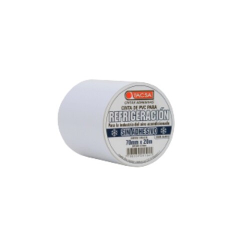 CINTA DE PVC PARA REFRIGERACION SIN ADHESIVO 20M X 70MM CINTA DE PVC PARA REFRIGERACION SIN ADHESIVO 20M X 70MM