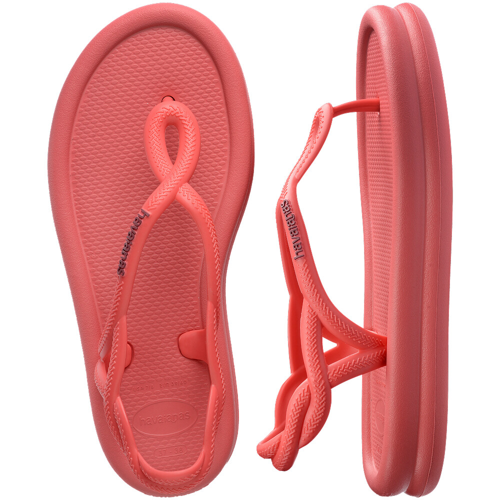 Sandalias Havaianas Luna Puffed Mujer Coral Tropical