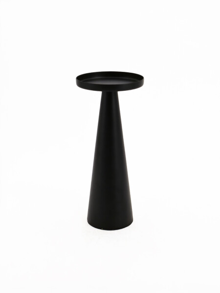 CANDELABRO PIE METAL NEGRO